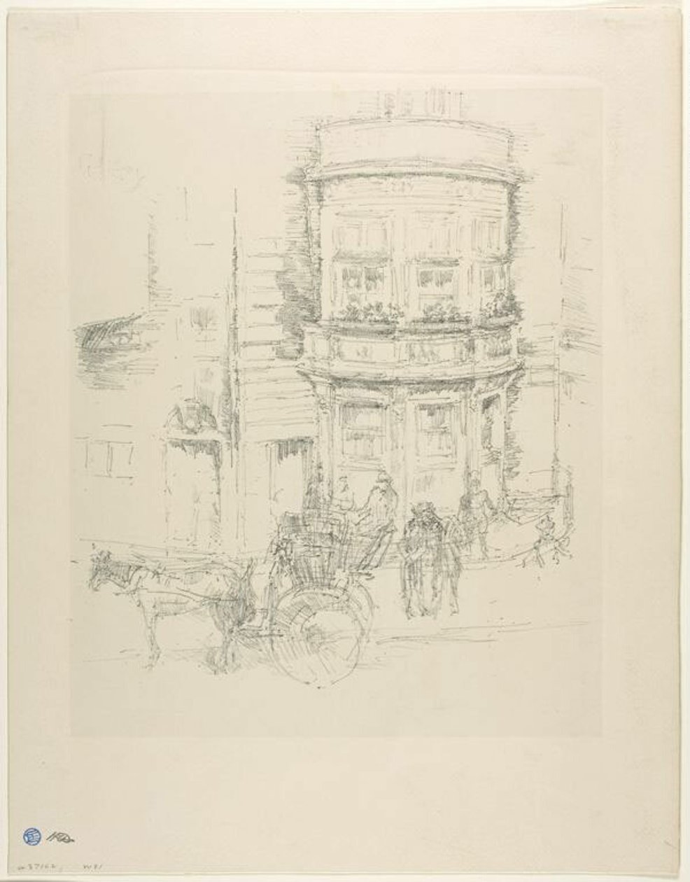 Arrière du théâtre Gaiety - James McNeill Whistler