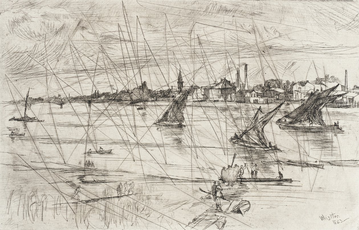 Battersea Reach - James McNeill Whistler
