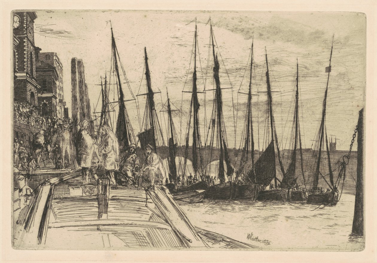 Billingsgate - James Abbott McNeill Whistler