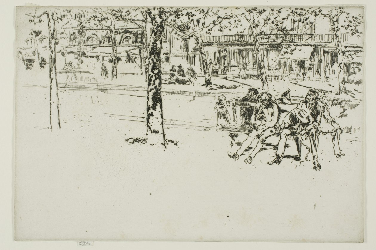 Boulevard Poissonnière, Paris - James McNeill Whistler