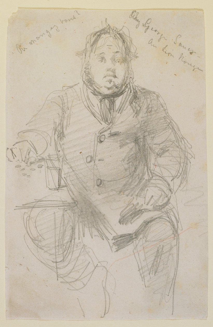 Chez George Sauer au Lion Rouge - James Abbott McNeill Whistler