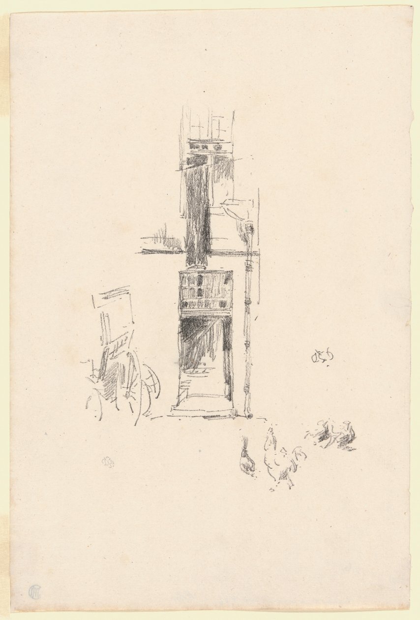 Coqs et poules, Hôtel Colbert - James McNeill Whistler