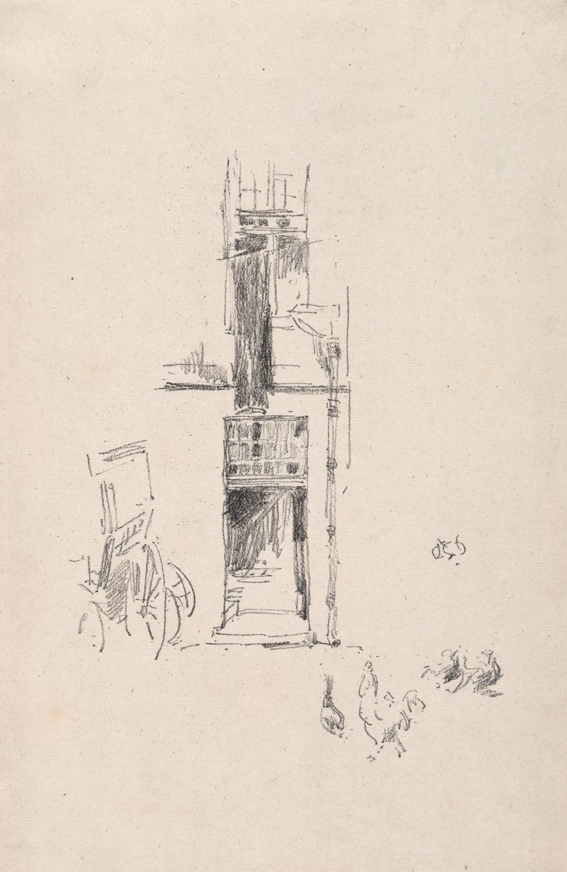 « Cocks and Hens », Hôtel Colbert - James McNeill Whistler