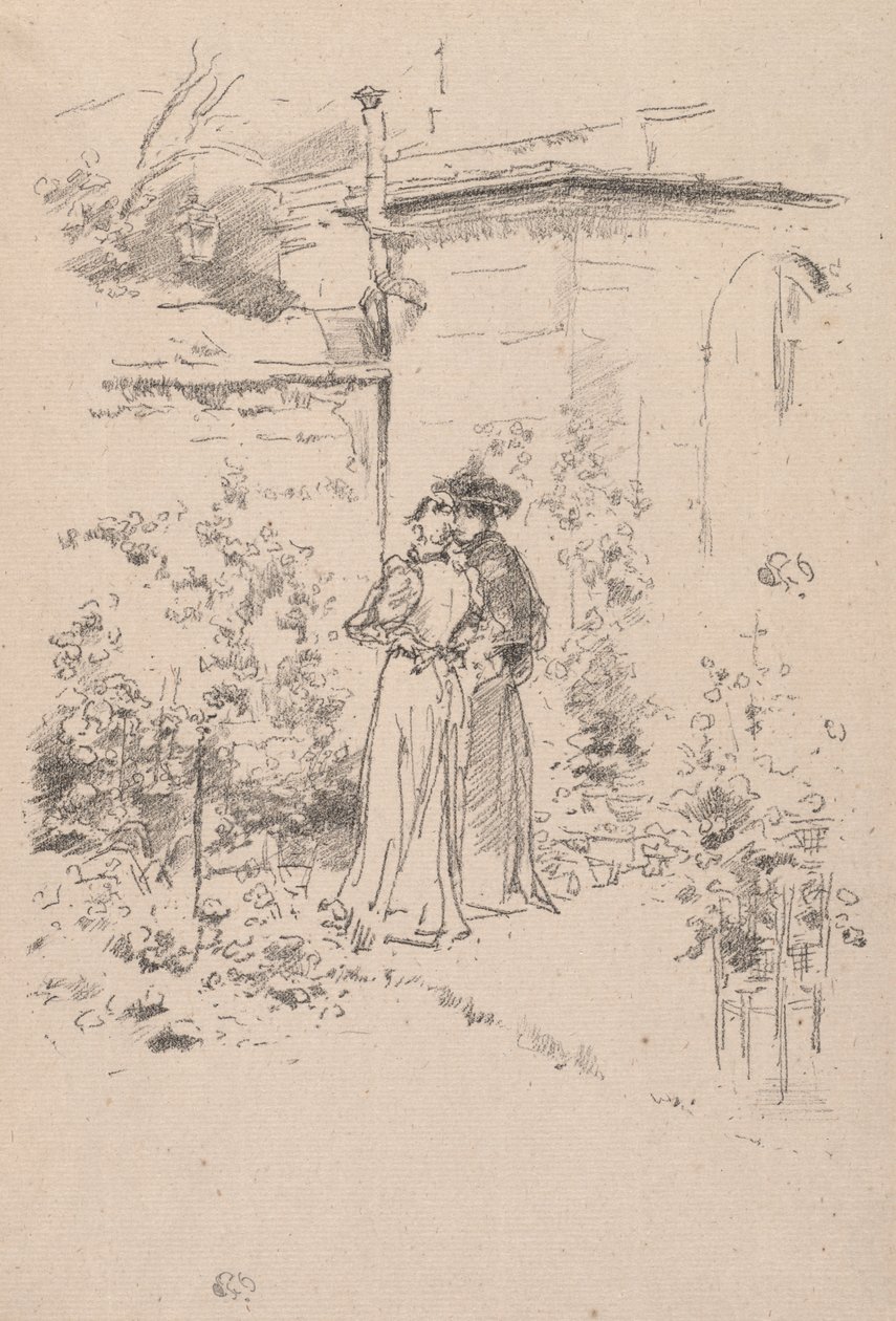 La confiance au jardin - James McNeill Whistler