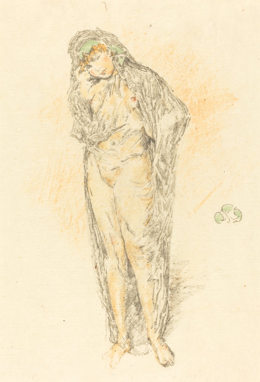 Figure drapée, debout - James Abbott McNeill Whistler