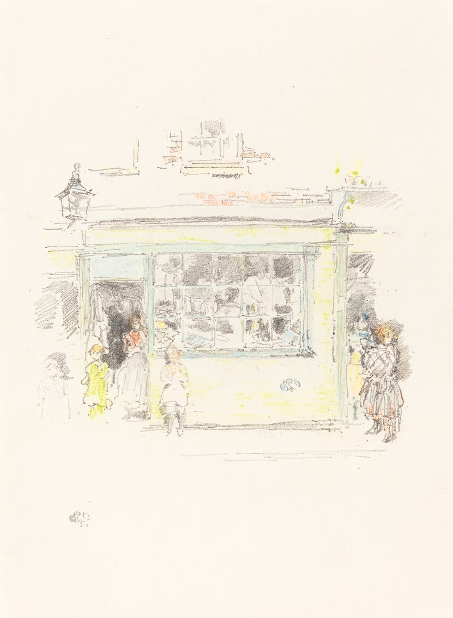 Chiffons de Drury Lane - James Abbott McNeill Whistler