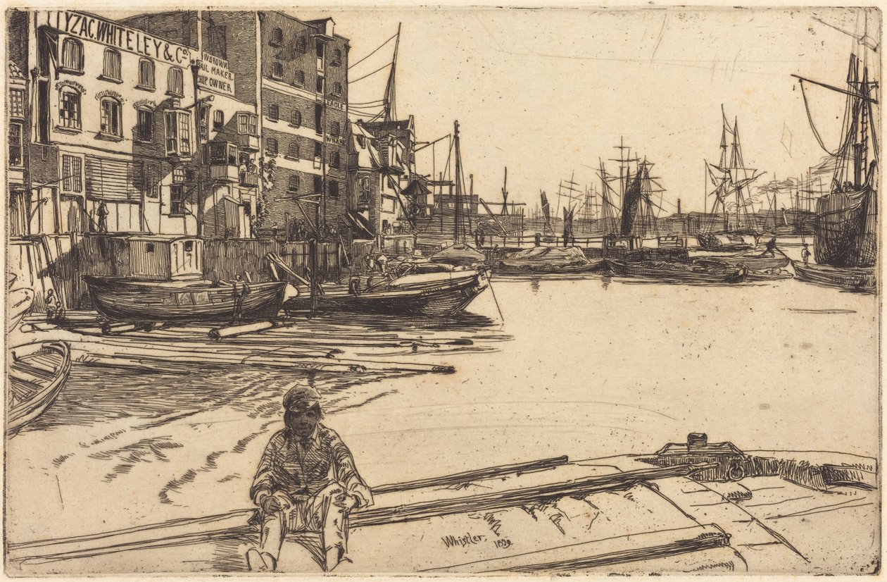 Quai Eagle - James McNeill Whistler