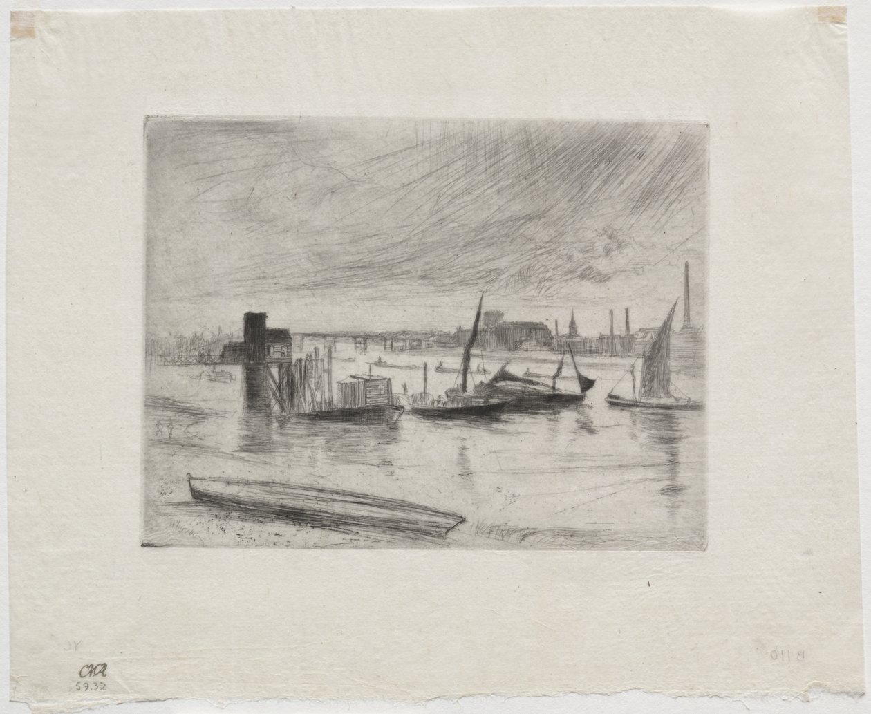 Tôt le matin, à Battersea - James McNeill Whistler