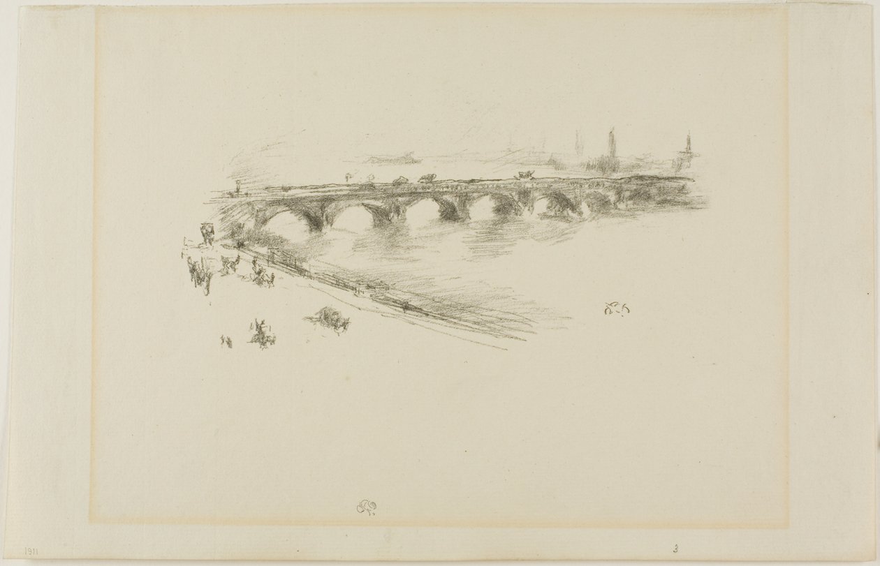 Soirée, Little Waterloo Bridge - James Abbott McNeill Whistler