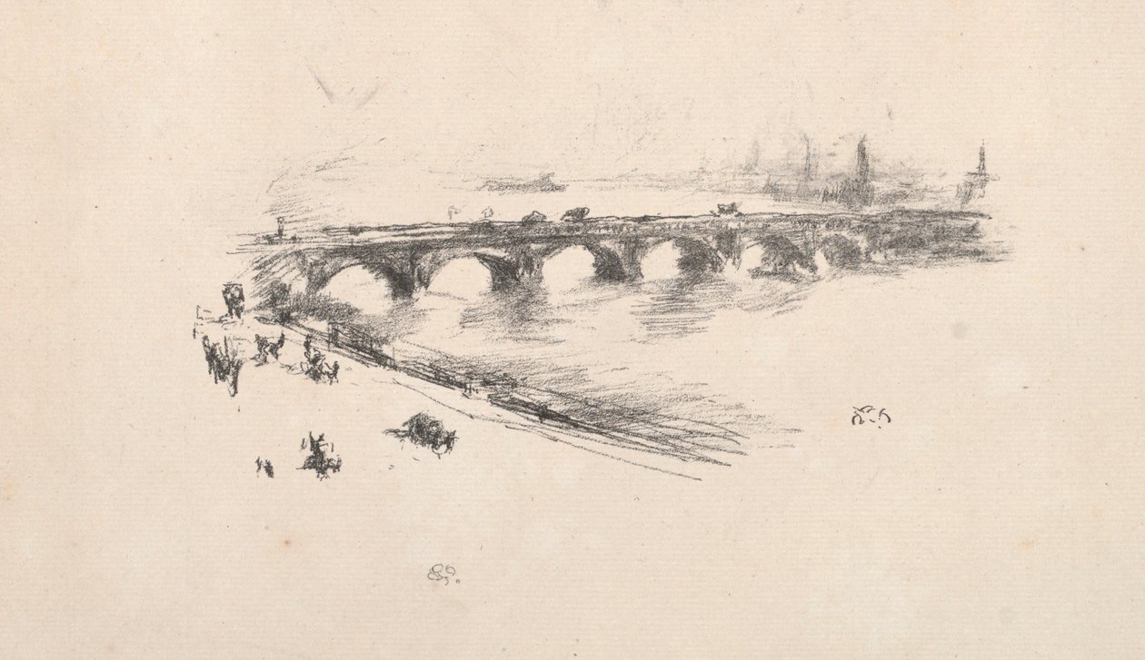 Soirée, Petit pont de Waterloo - James McNeill Whistler