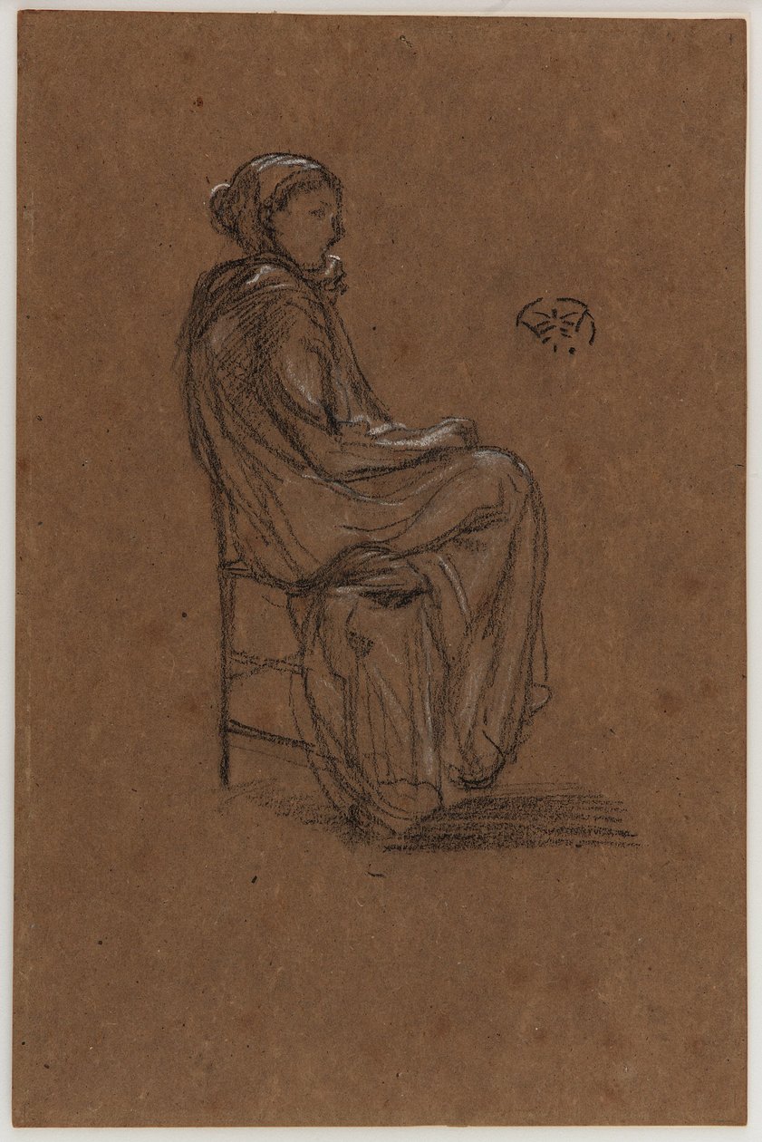 Figure féminine, assise - James Abbott McNeill Whistler