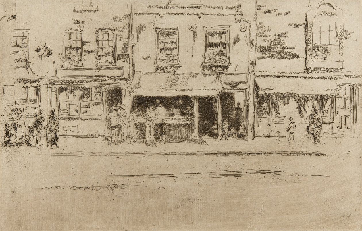 Poissonnerie, Chelsea - James Abbott McNeill Whistler