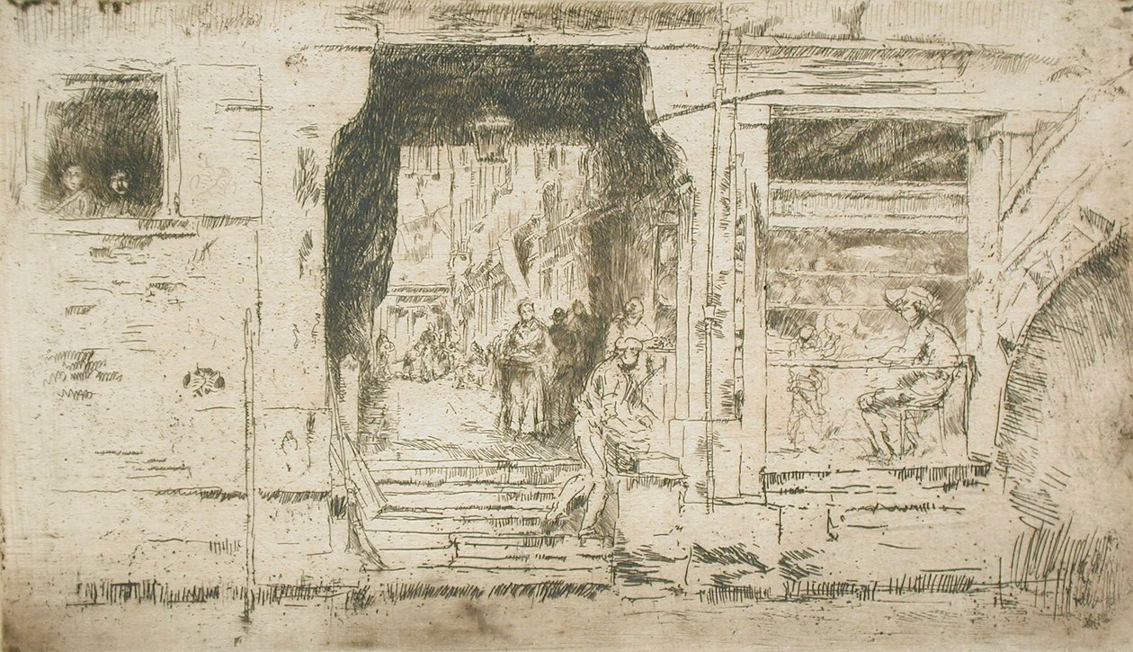 Poissonnerie, Venise - James McNeill Whistler