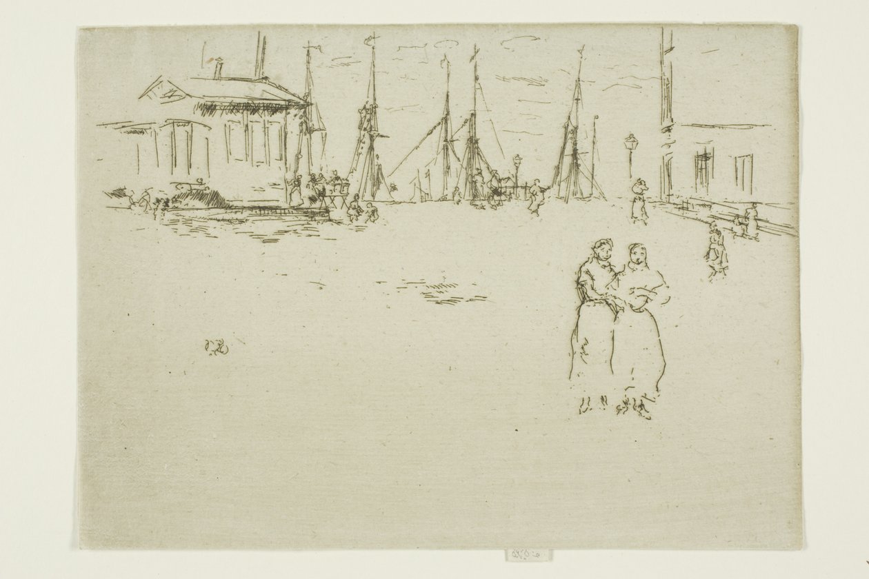 Quai de pêche, Ostende - James Abbott McNeill Whistler