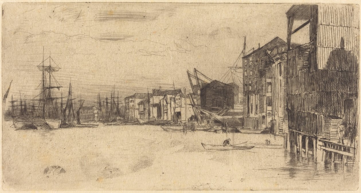 Quai du libre-échange - James McNeill Whistler