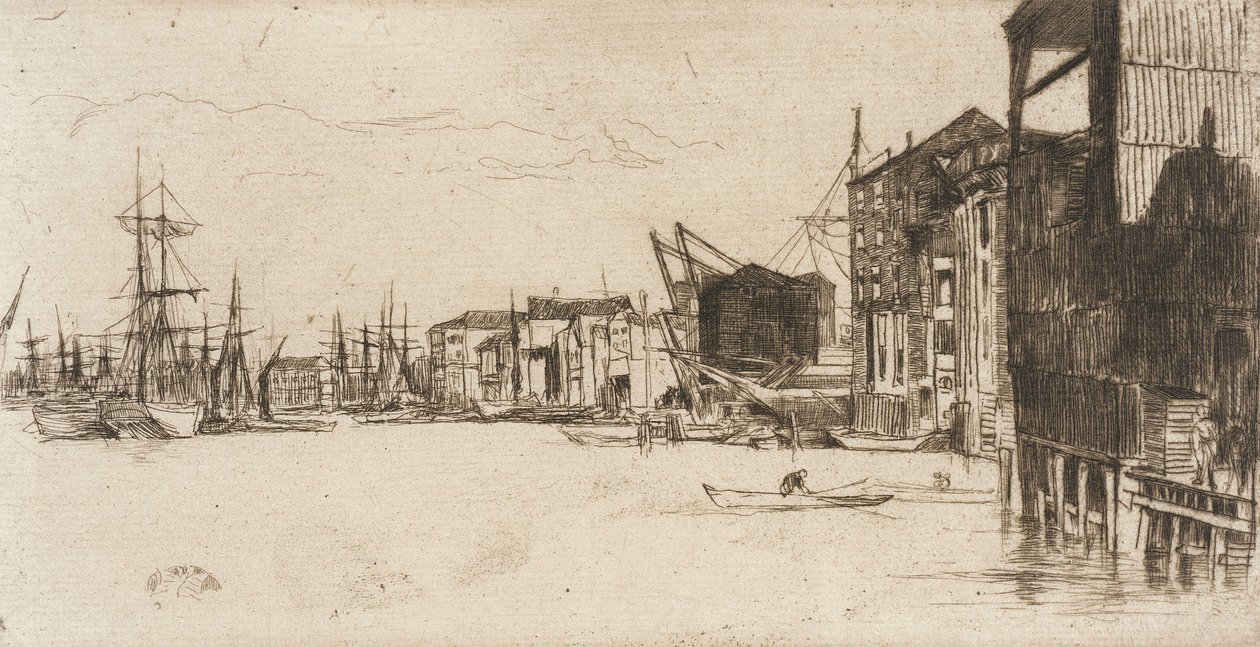 Quai du libre-échange - James McNeill Whistler