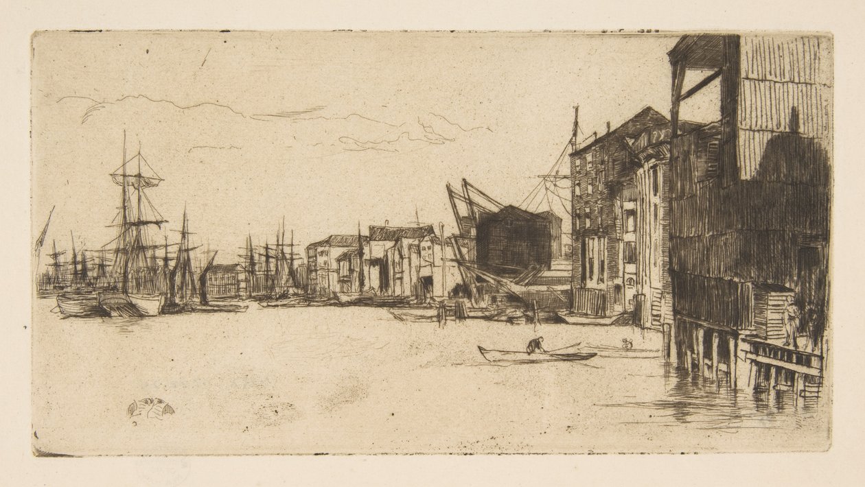 Quai du libre-échange - James McNeill Whistler