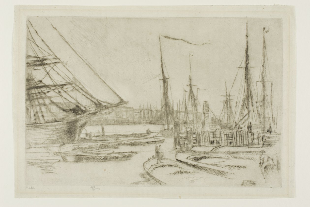 De Billingsgate - James Abbott McNeill Whistler
