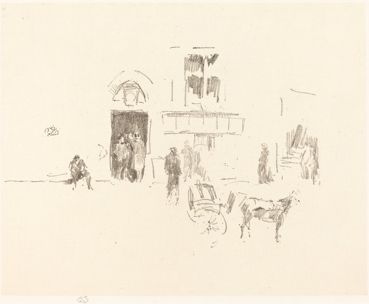 Porte de scène de Gaiety - James Abbott McNeill Whistler