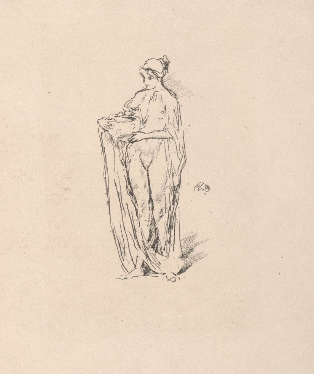 Fille avec un bol - James McNeill Whistler