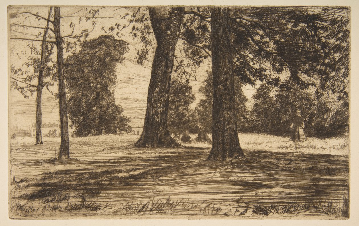 Greenwich Park - James McNeill Whistler