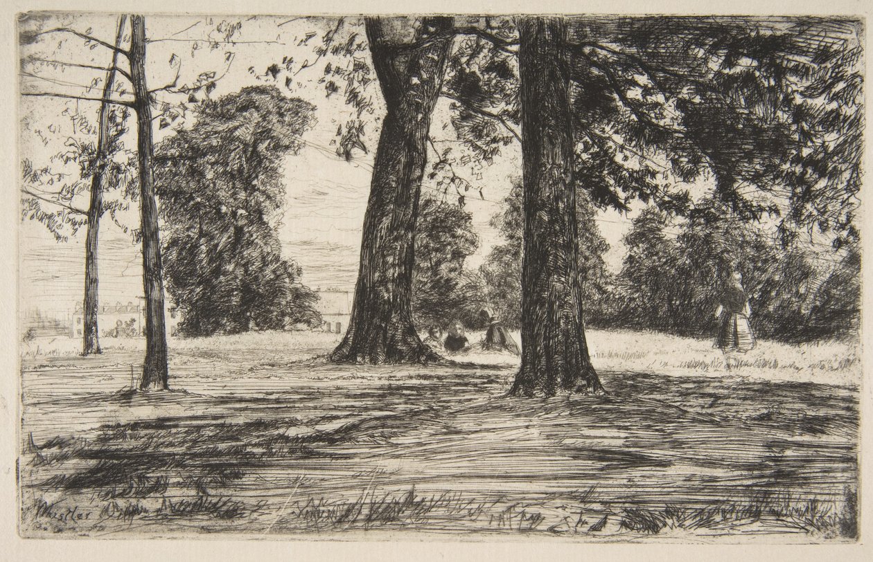 Greenwich Park - James McNeill Whistler