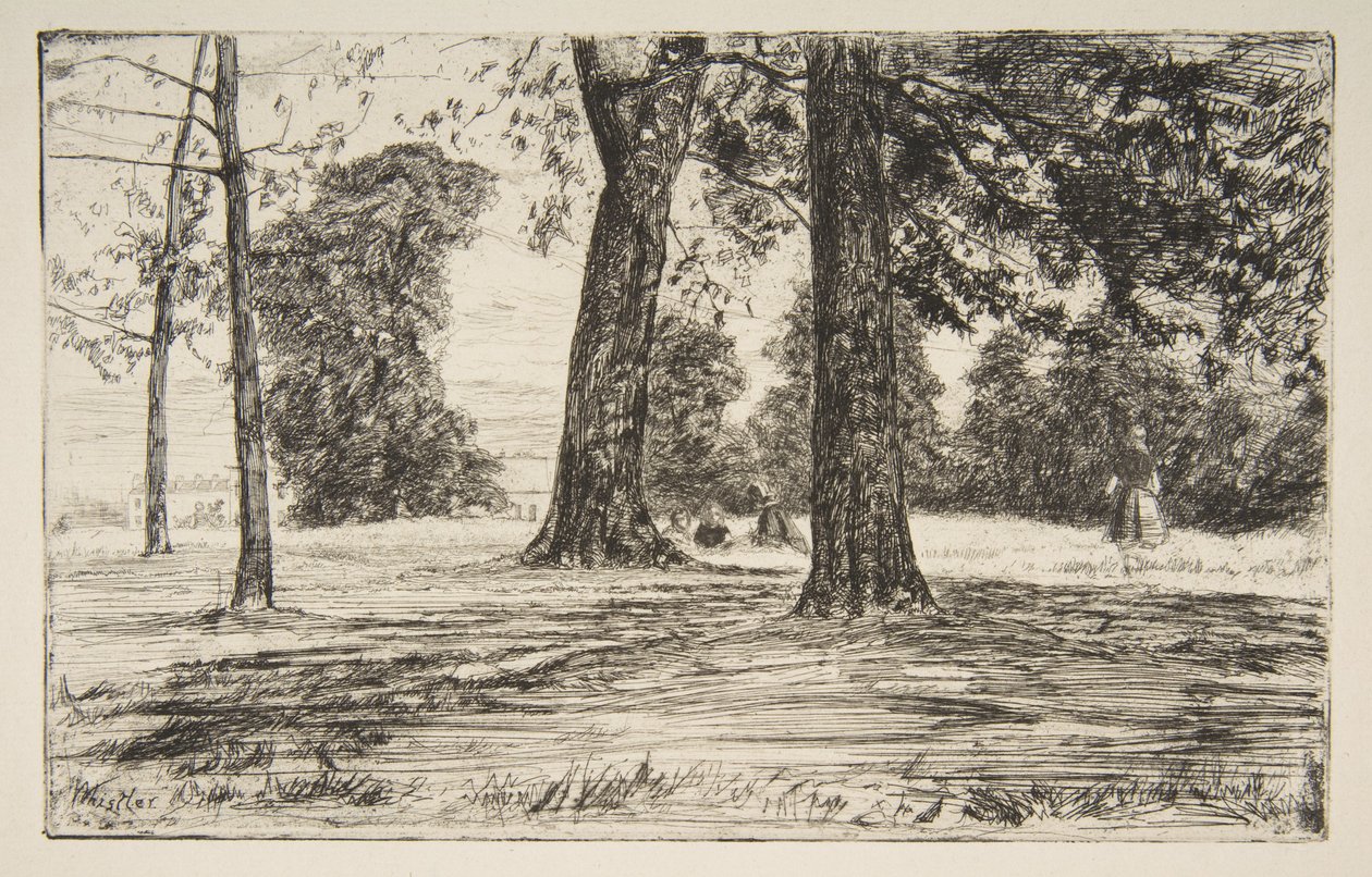 Parc de Greenwich - James McNeill Whistler