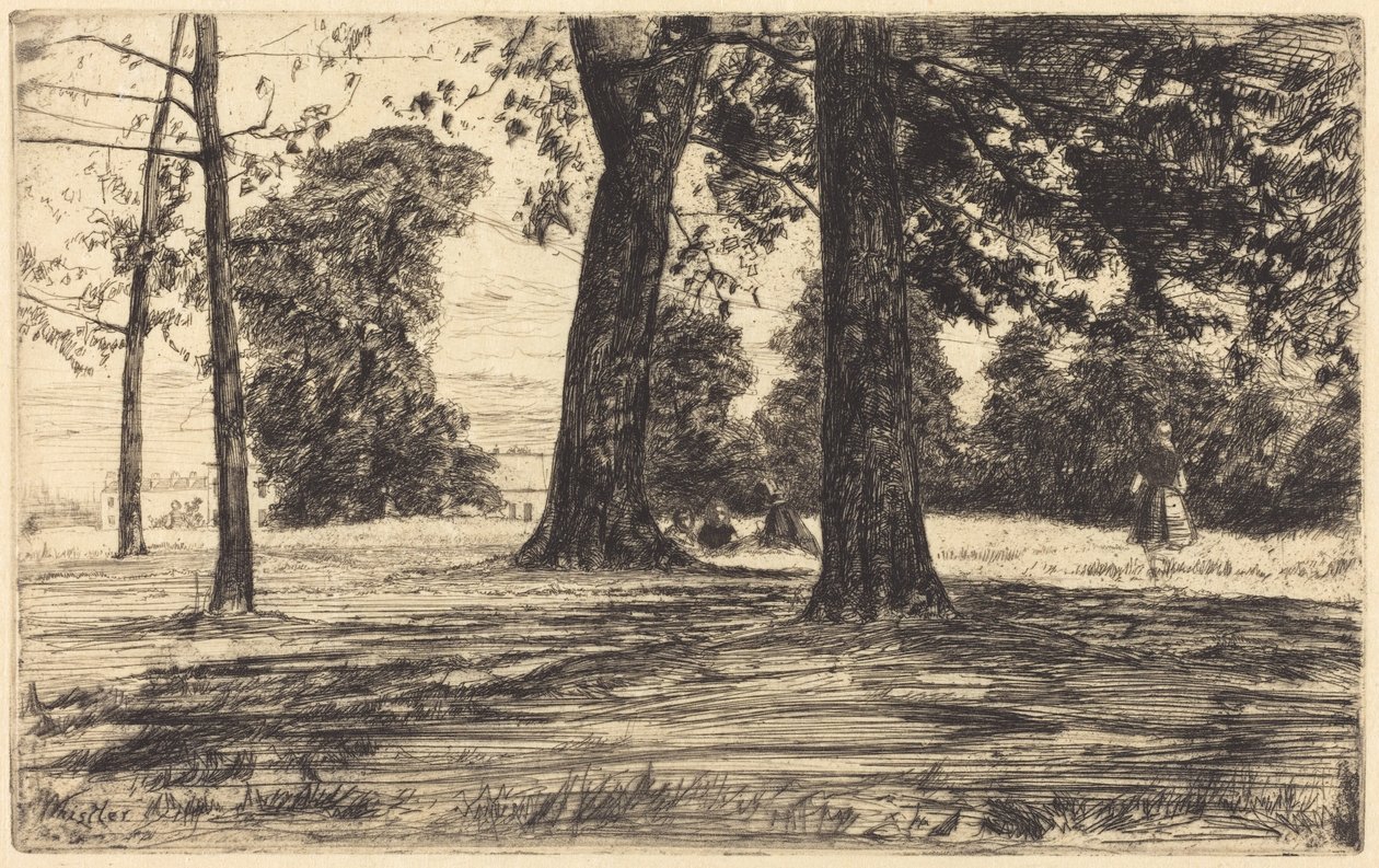 Parc de Greenwich - James McNeill Whistler