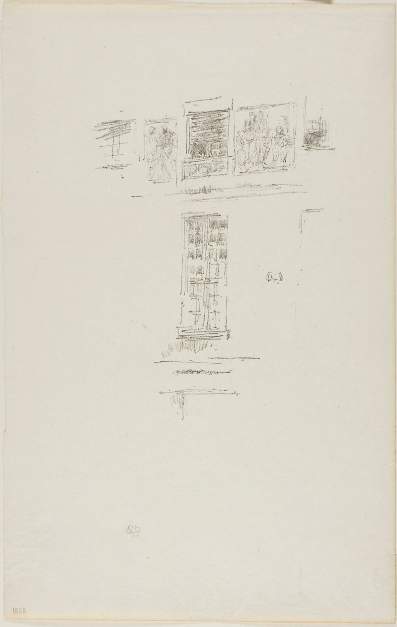 Hôtel Colbert, fenêtres - James McNeill Whistler