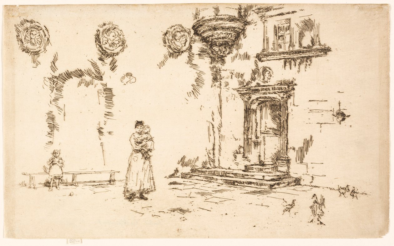 Hôtel Lallemont, Bourges - James McNeill Whistler