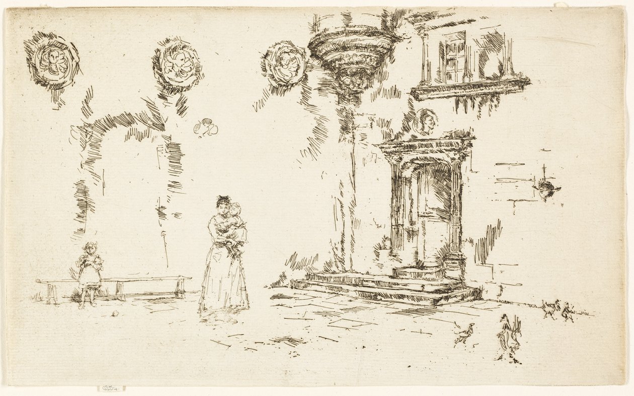 Hôtel Lallemont, Bourges - James Abbott McNeill Whistler
