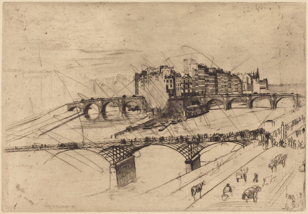 Isle de la Cité, Paris - James McNeill Whistler