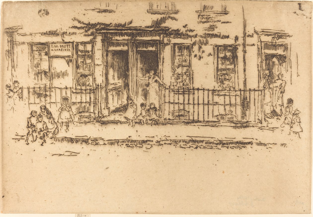 Justice Walk - Chelsea - James Abbott McNeill Whistler