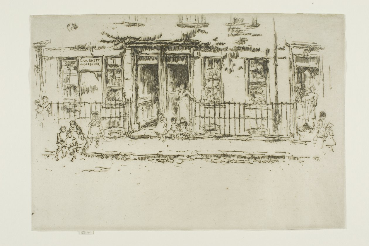 Justice Walk, Chelsea - James Abbott McNeill Whistler