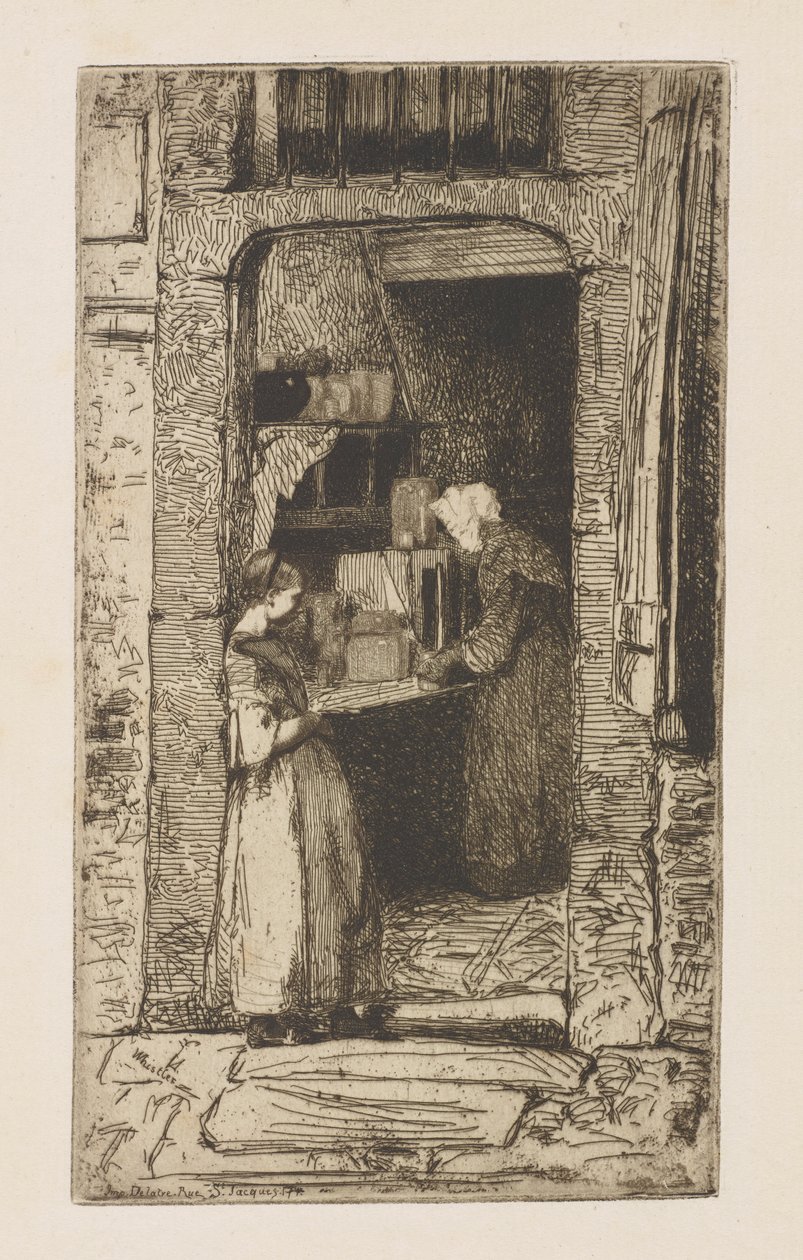 La Marchande de Moutarde - James Abbott McNeill Whistler