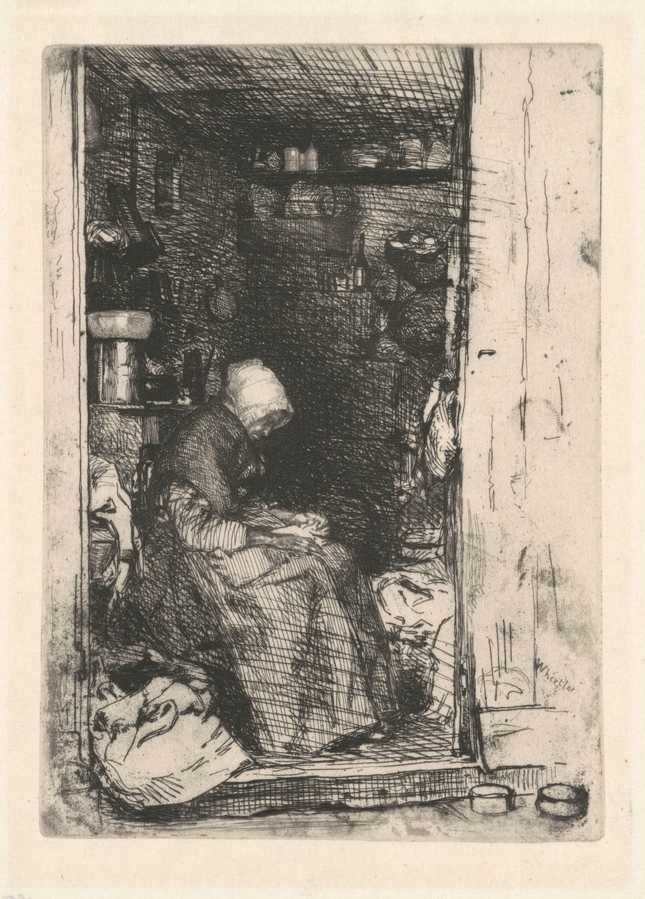 La Vieille aux Loques - James Abbott McNeill Whistler