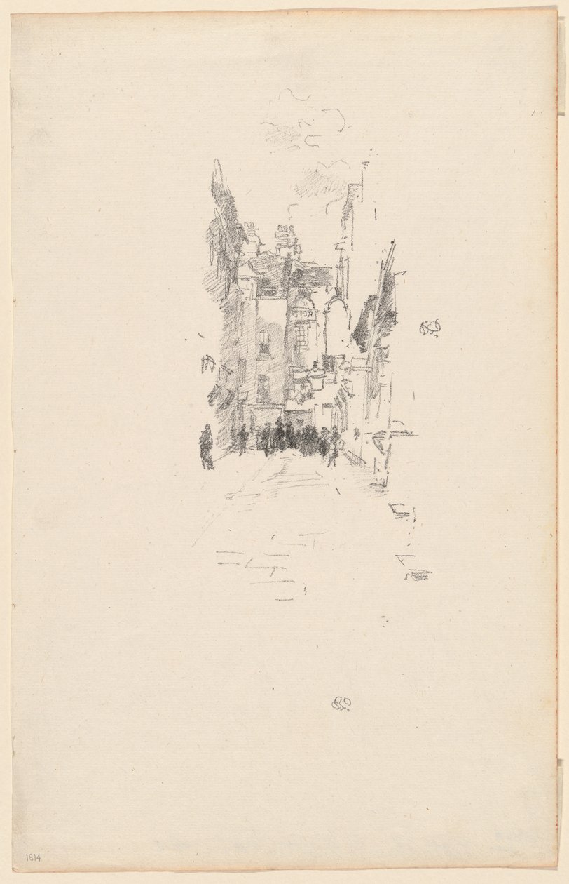 Petite Cour, Cloth Fair - James Abbott McNeill Whistler