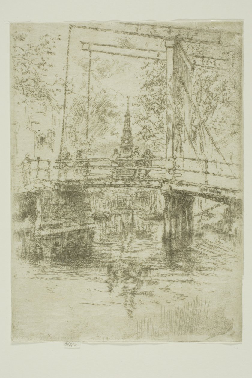 Petit Pont-Levis, Amsterdam - James Abbott McNeill Whistler