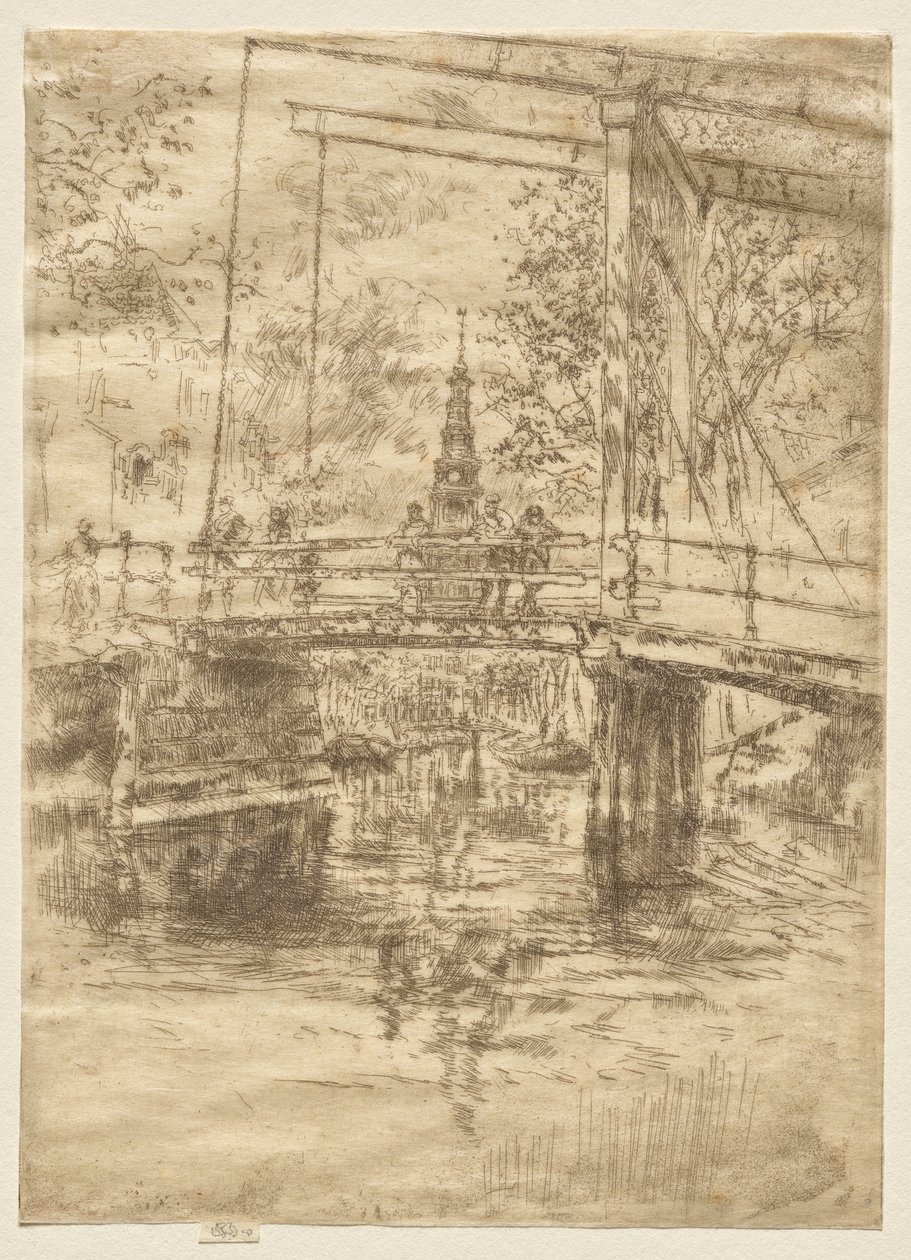 Petit pont-levis, Amsterdam - James McNeill Whistler