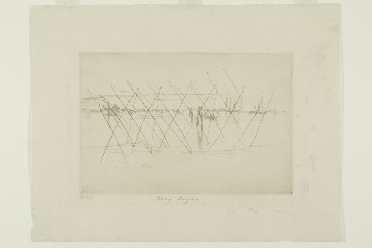 Longue lagune - James Abbott McNeill Whistler