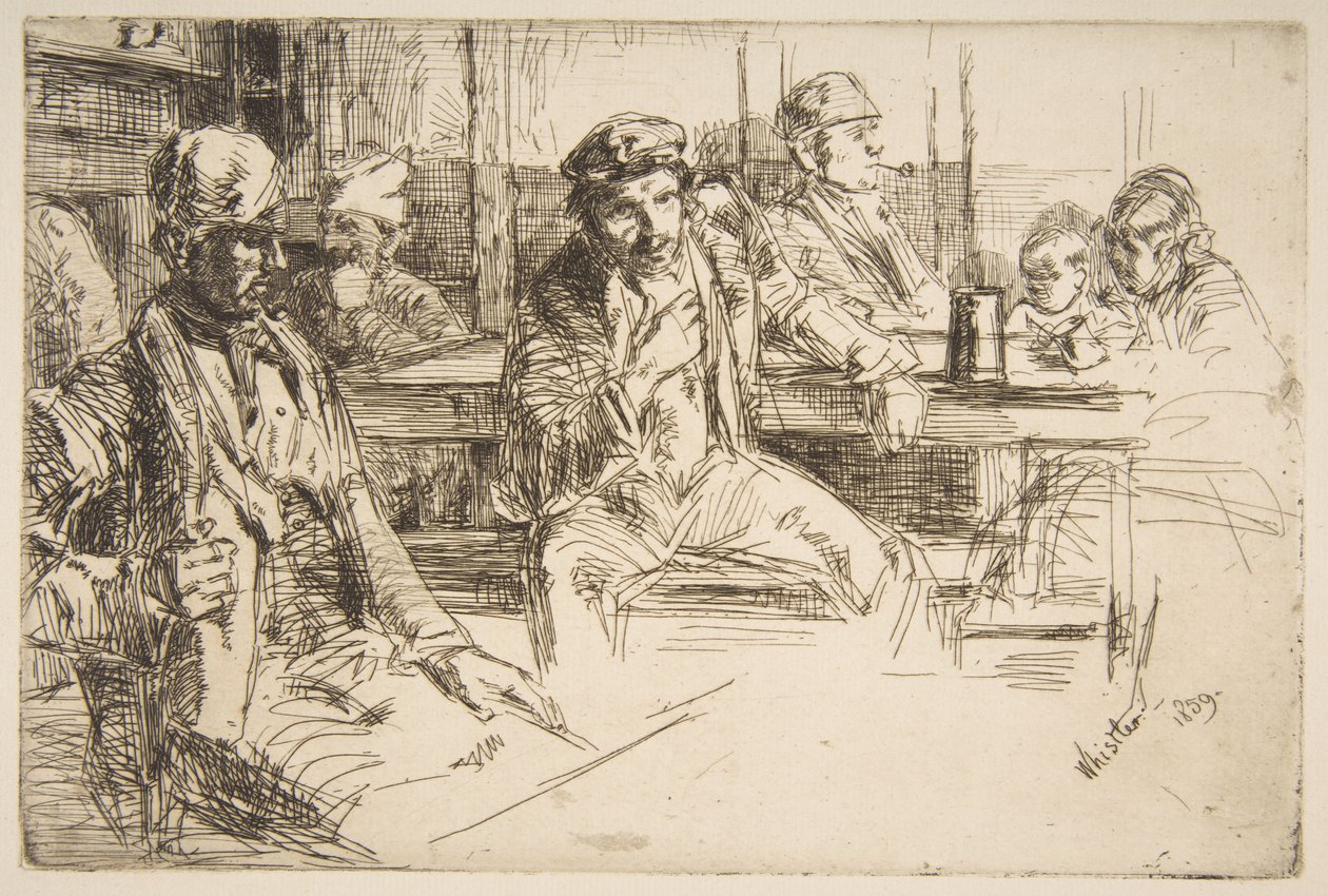 Les dockers - James McNeill Whistler