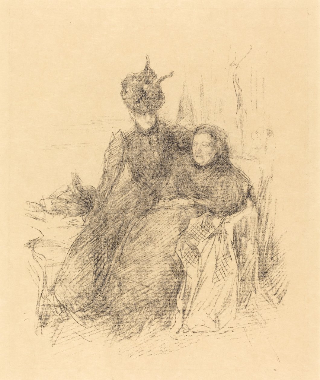 Mère et fille - James Abbott McNeill Whistler