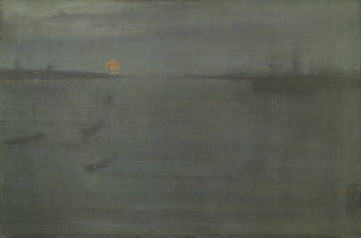 Nocturne : Bleu et or - Eau de Southampton - James McNeill Whistler