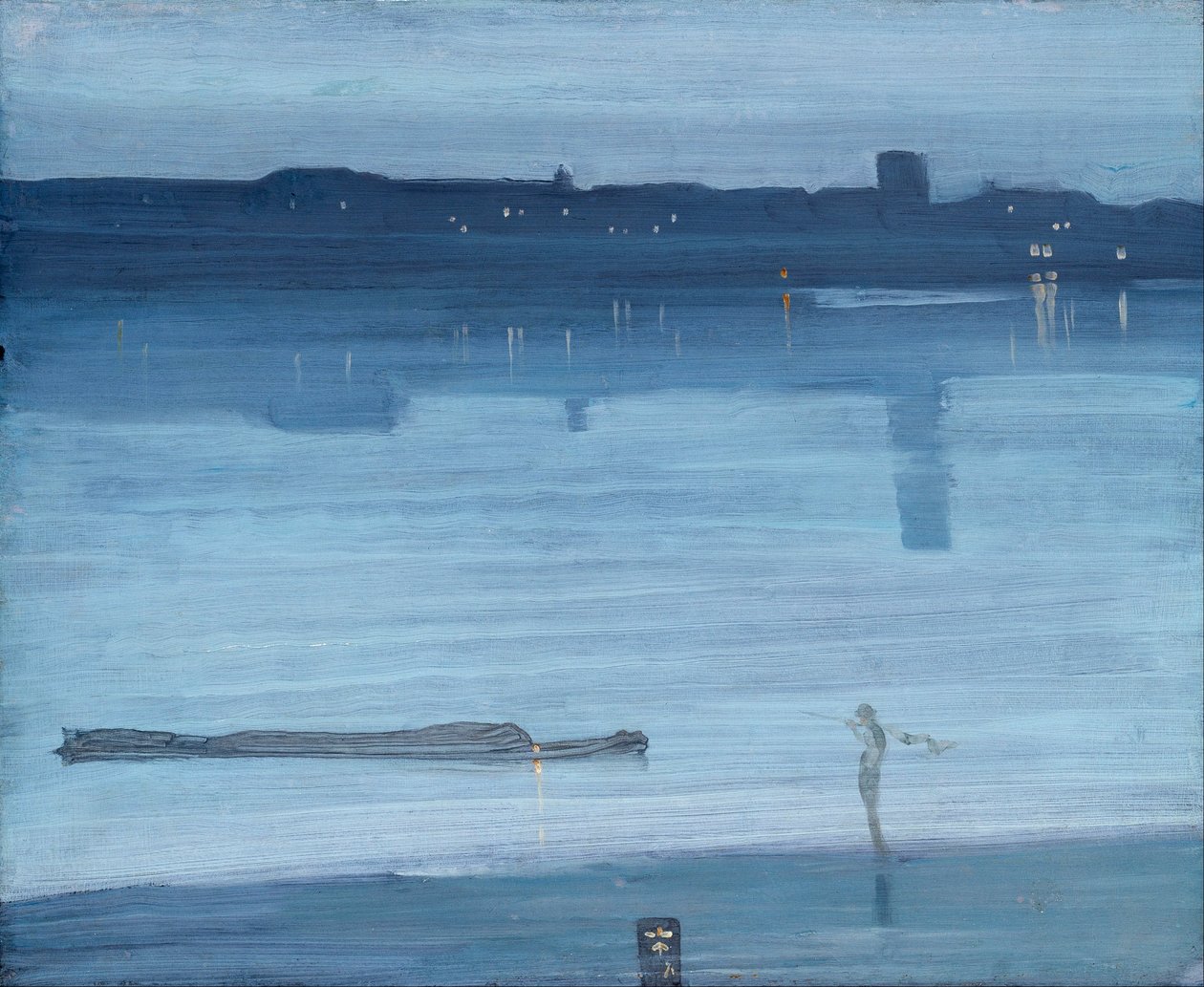Nocturne : Bleu et argent - Chelsea - James McNeill Whistler