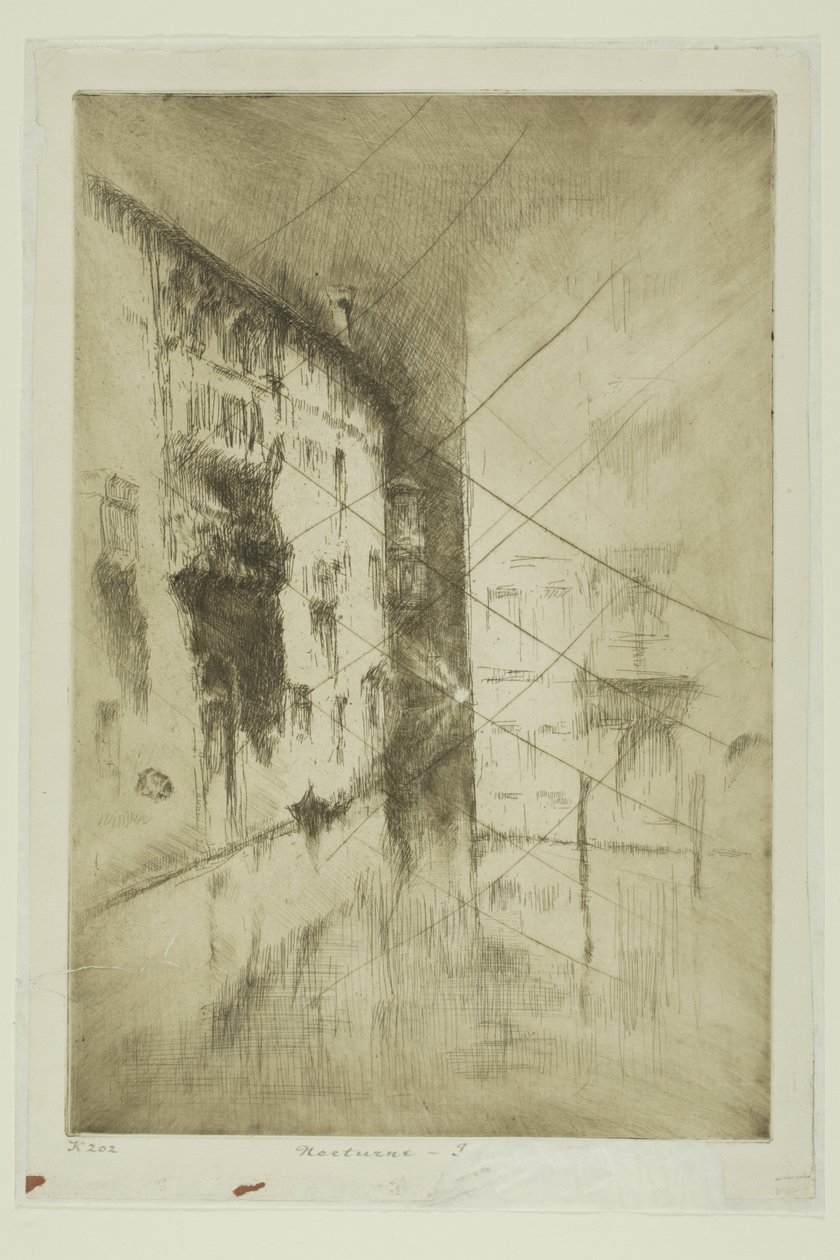 Nocturne : Palais - James Abbott McNeill Whistler