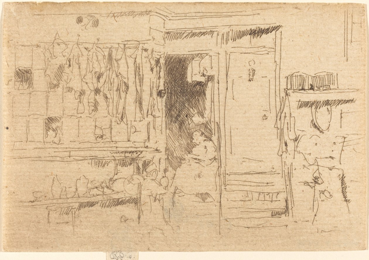 Boutique de vieux vêtements, n°I - James Abbott McNeill Whistler