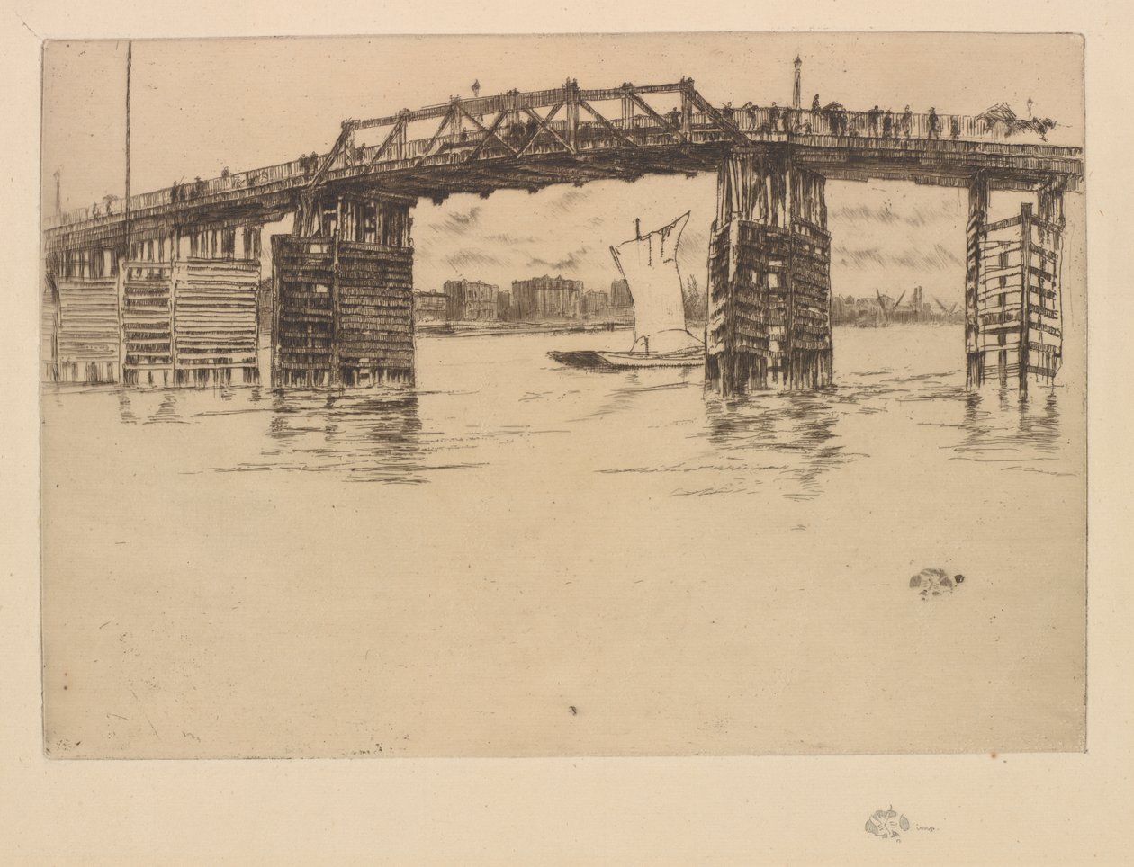 Vieux pont de Battersea - James Abbott McNeill Whistler