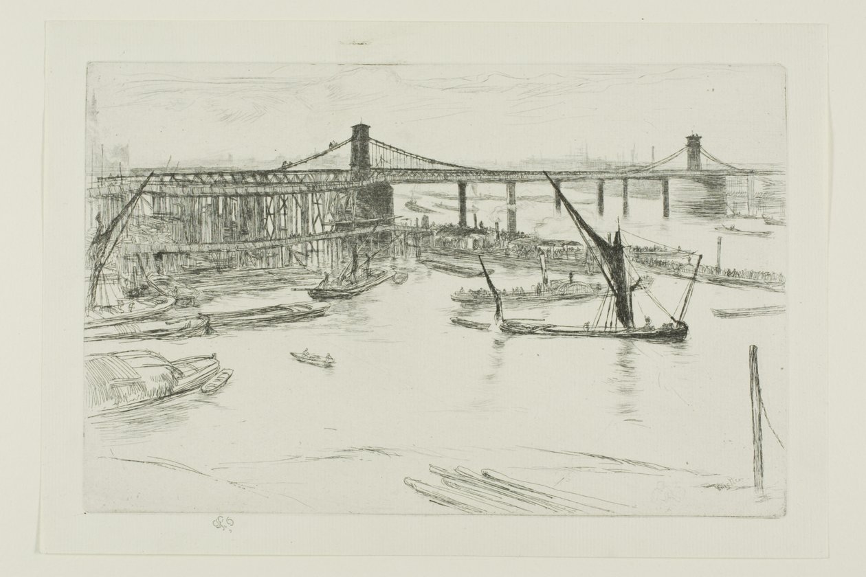 Vieux pont de Hungerford - James Abbott McNeill Whistler