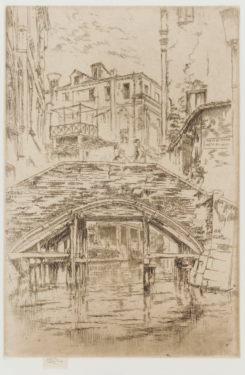 Ponte del Piovan - James Abbott McNeill Whistler