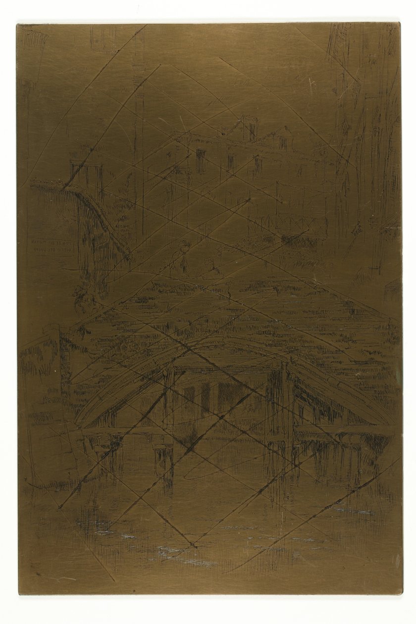 Ponte del Piovan - James Abbott McNeill Whistler